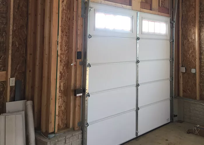 Amarr Garage Doors, 10' x 9', 2002, True White, Long Panel Thames